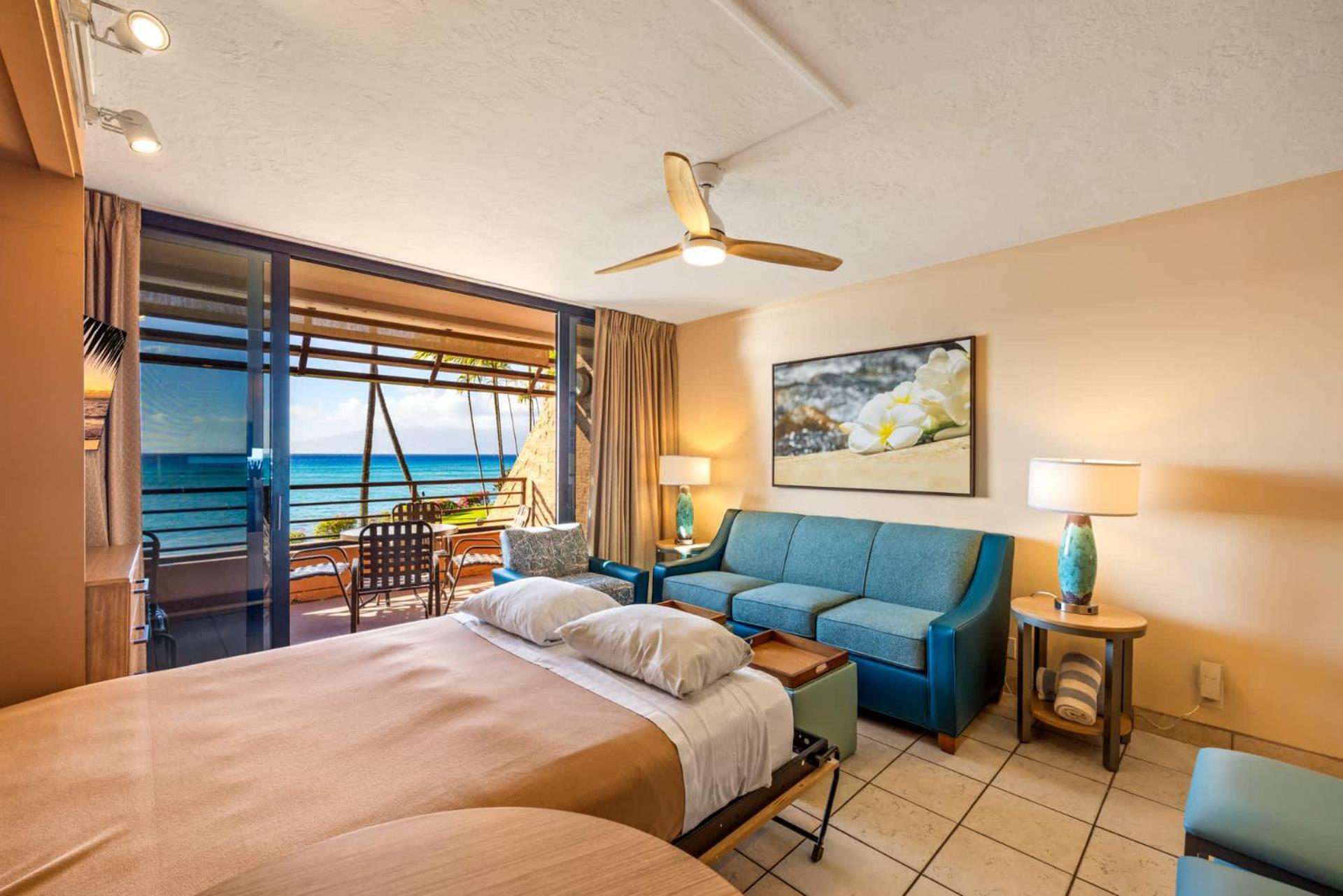 Kuleana Club #611 Oceanfront - 1 Bedroom & 1 Bathroom - Gated 2Nd Fl Kahana Esterno foto